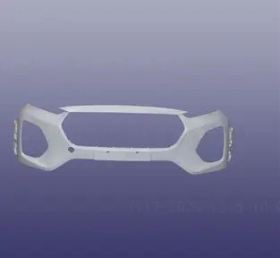 Upper part of the front bumper